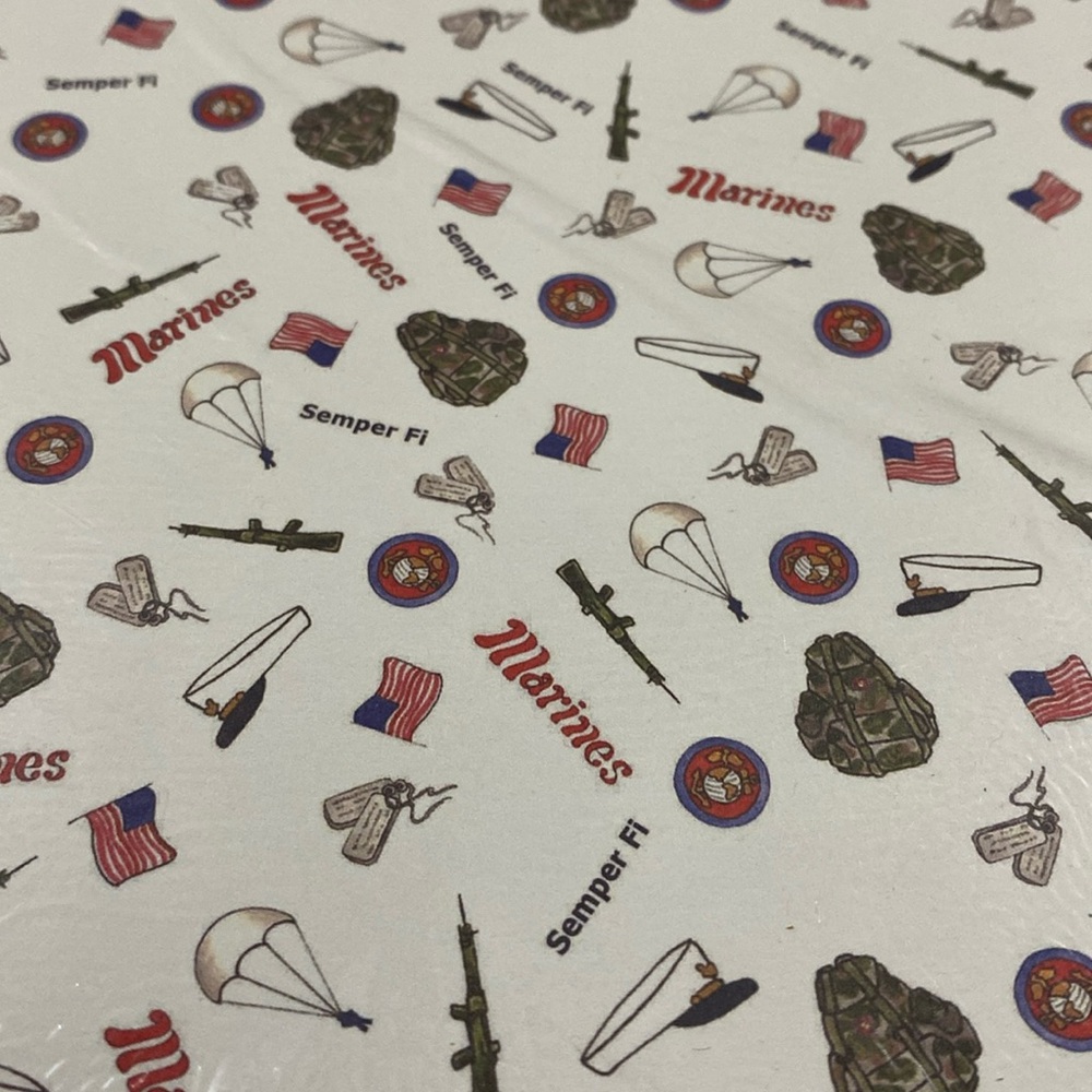 24 Ct Pixie Press scrapbook paper #PXTT218 Military Marine Corp USA Marines